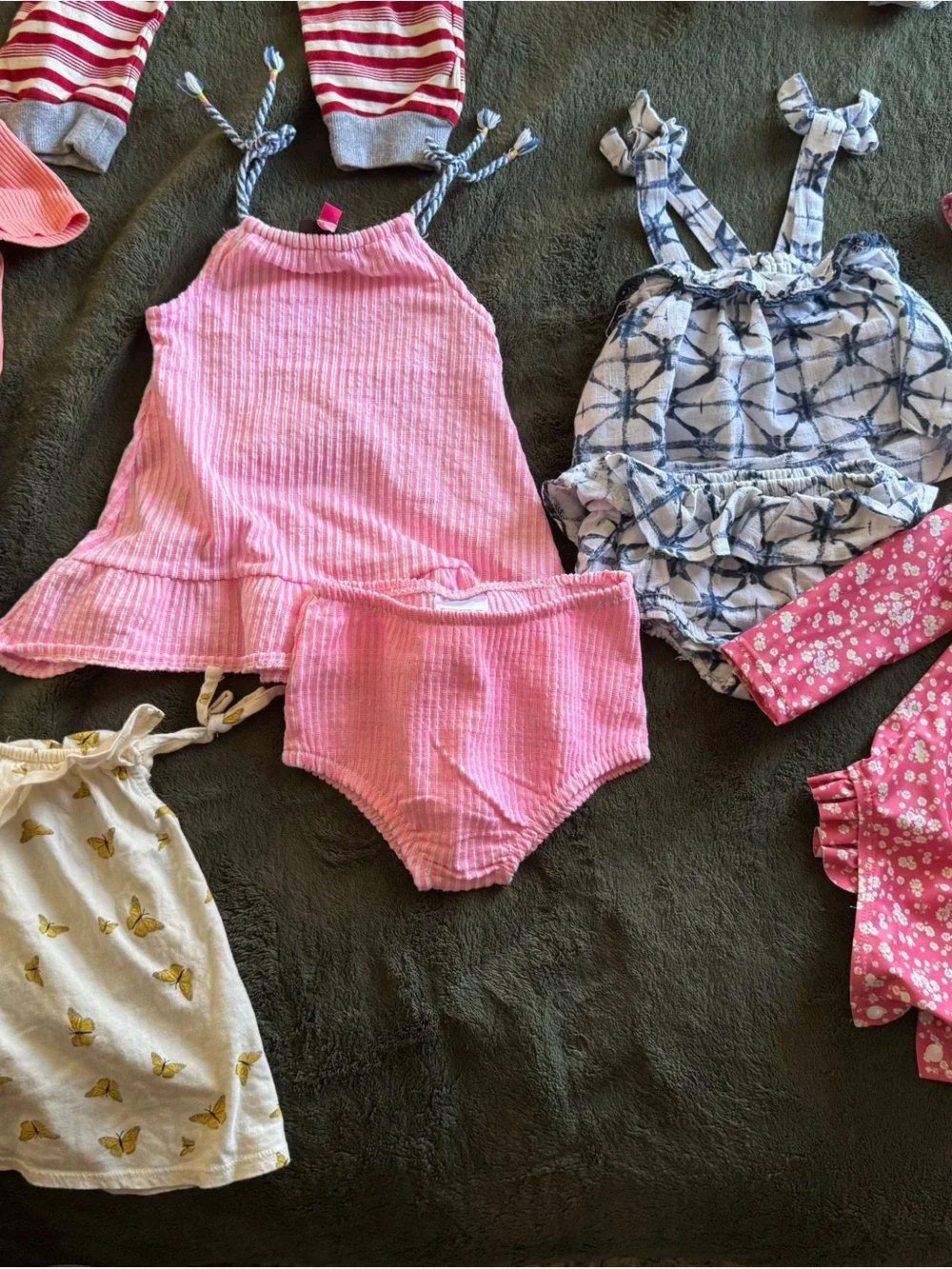 Baby Clothing Lot- Carters, Reebok, etc